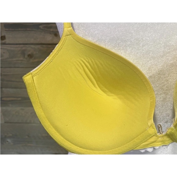 Victoria's Secret Very Sexy Yellow Push Up Bra 34DD - Picture 7 of 9
